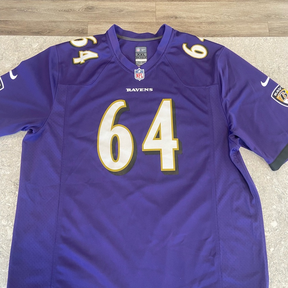 Baltimore Ravens Nike Tyler Linderbaum Purple Ravens Jersey-XXL - Picture 2 of 9